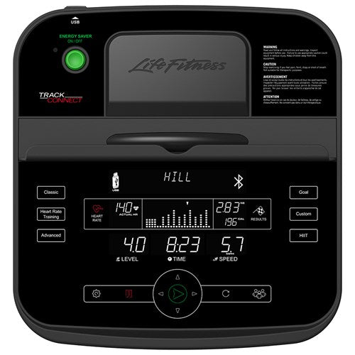 Life Fitness E1 Elliptical Cross Trainer - Low Impact Cardio Machine for Home Gym & Full Body Workout - Perfect for Weight Loss & Fitness Training