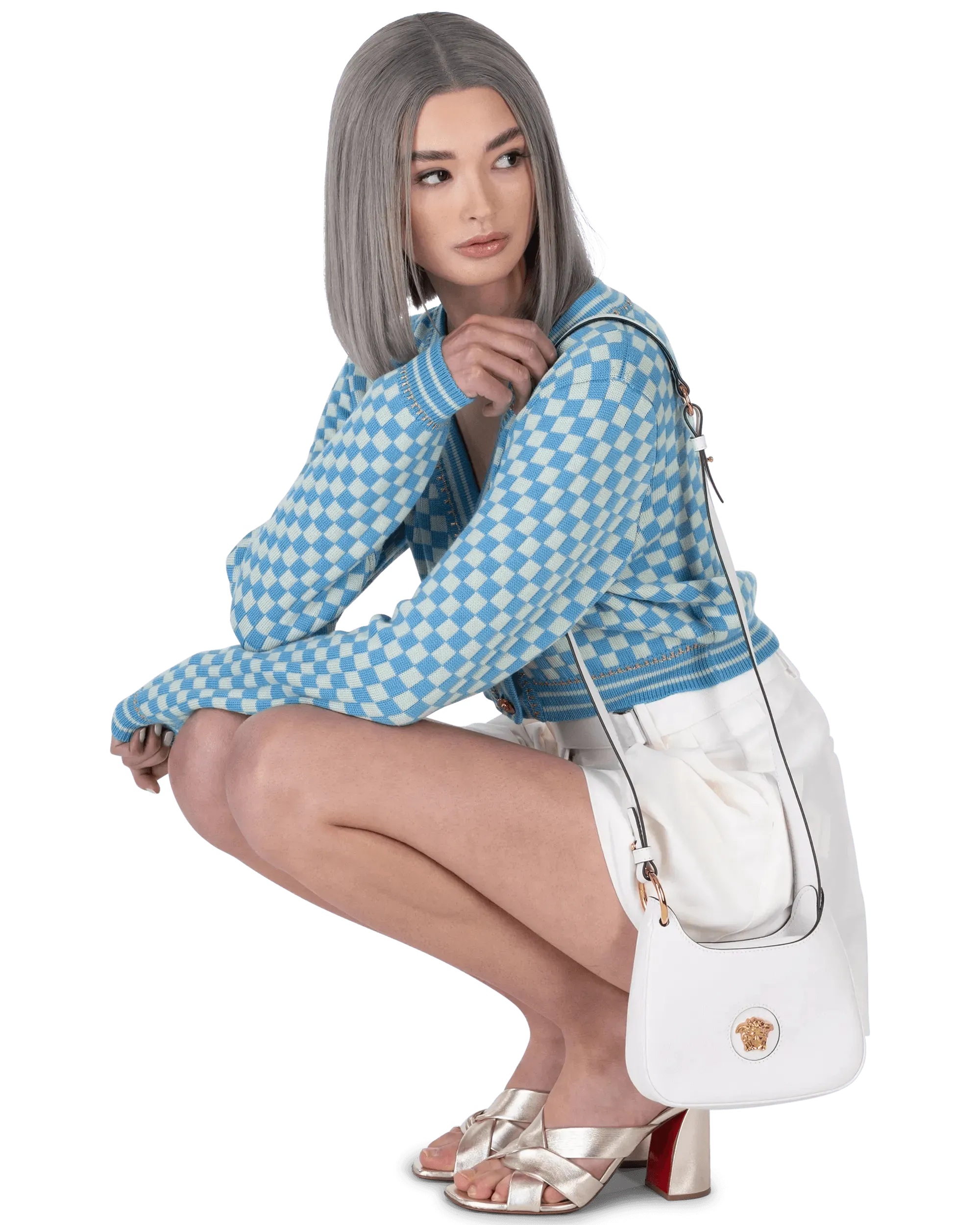 La Medusa Small Hobo Bag - Stylish Leather Shoulder Bag for Women | Perfect for Everyday Use, Work & Travel Accessories