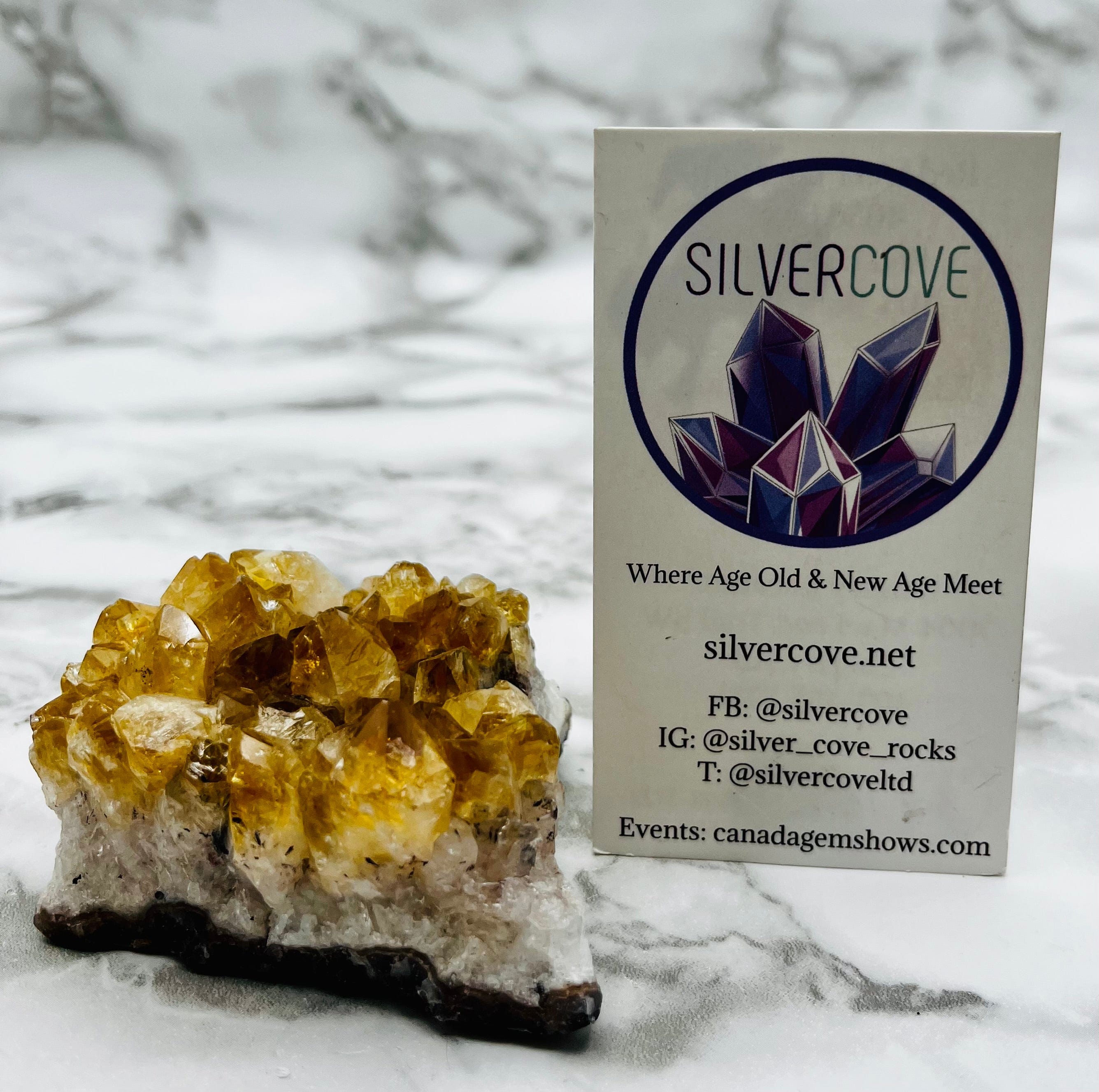 Natural Citrine Crystal Cluster 44g - Healing Stone for Wealth & Positivity - Perfect for Home Decor, Meditation & Energy Work