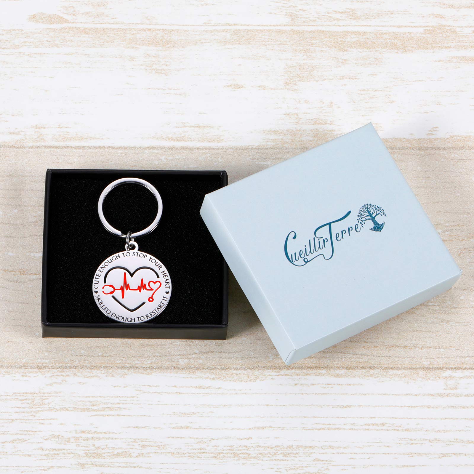 Nurse Appreciation Gifts for Women & Men - Engraved RN LPN Keychain for Graduation, Birthday & National Nurses Day - Perfect Medical Student & Coworker Gift for Hospitals, Clinics & Healthcare Professionals