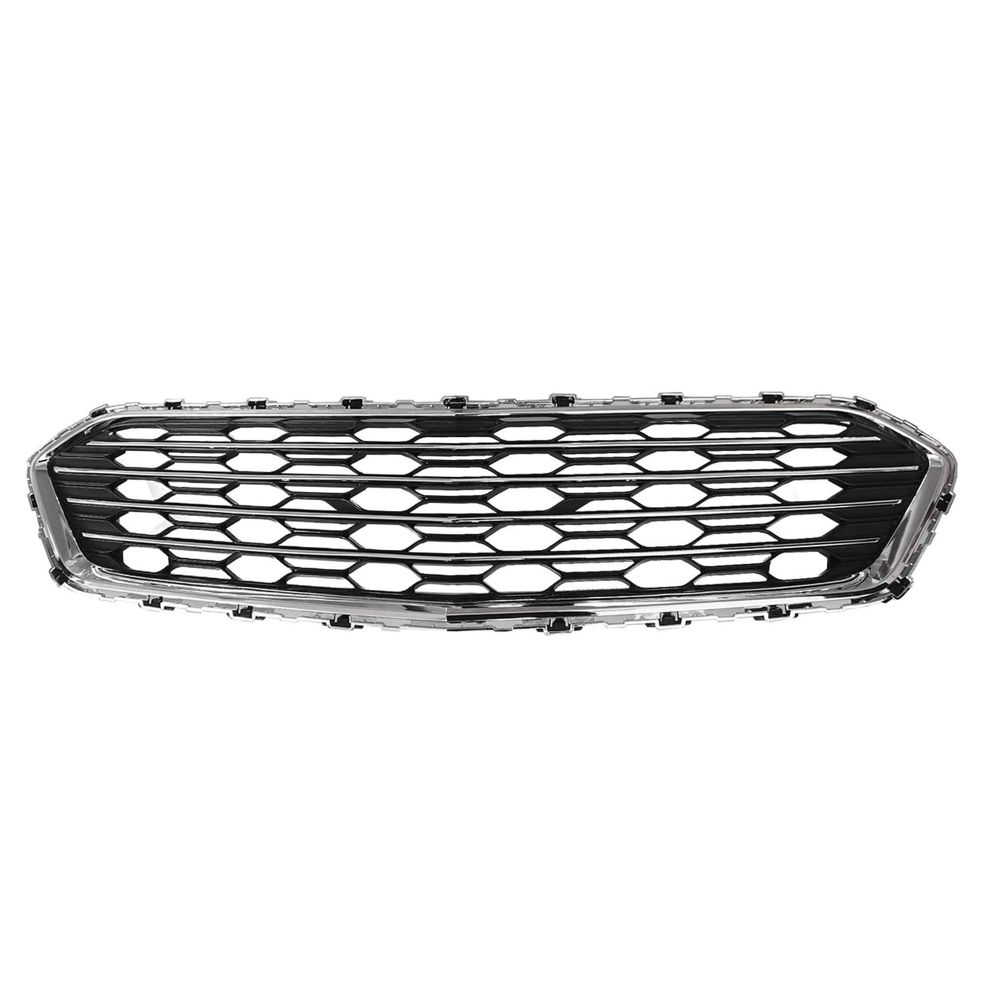Black & Chrome Front Bumper Grille for 2016-2018 Chevy Cruze | Stylish Upgrade