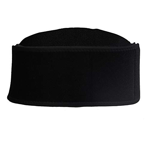 Heating Waist Belt for Back Pain Relief - Lower Back Massage Heating Pad with Adjustable Support - Black Lumbar Therapy Belt for Work, Travel & Home Use