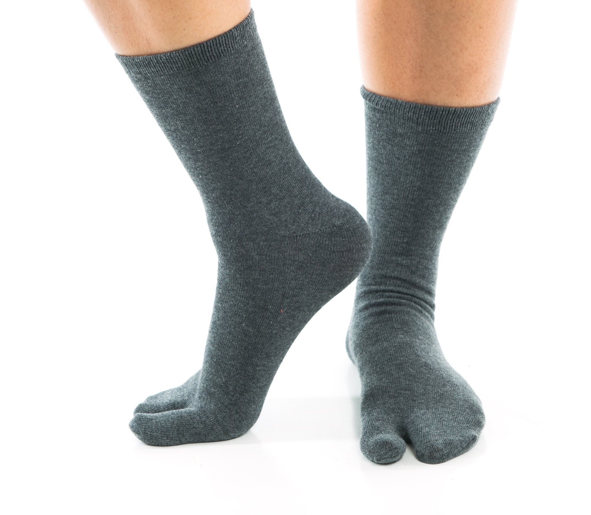 Premium V-Toe Split Toe Flip-Flop Socks for Men & Women - Japanese Tabi Style Cotton Blend Socks - Comfortable for Yoga, Home Wear, and Outdoor Activities