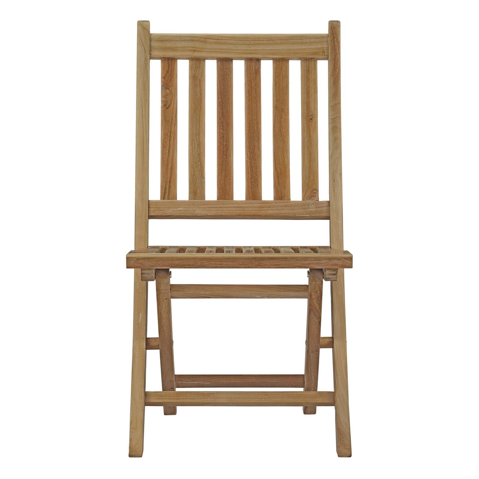 Modway EEI-3205-NAT-SET 7-Piece Premium Teak Wood Outdoor Dining Set - Grade A Natural Teak Patio Furniture for Backyard, Garden & Poolside Entertaining