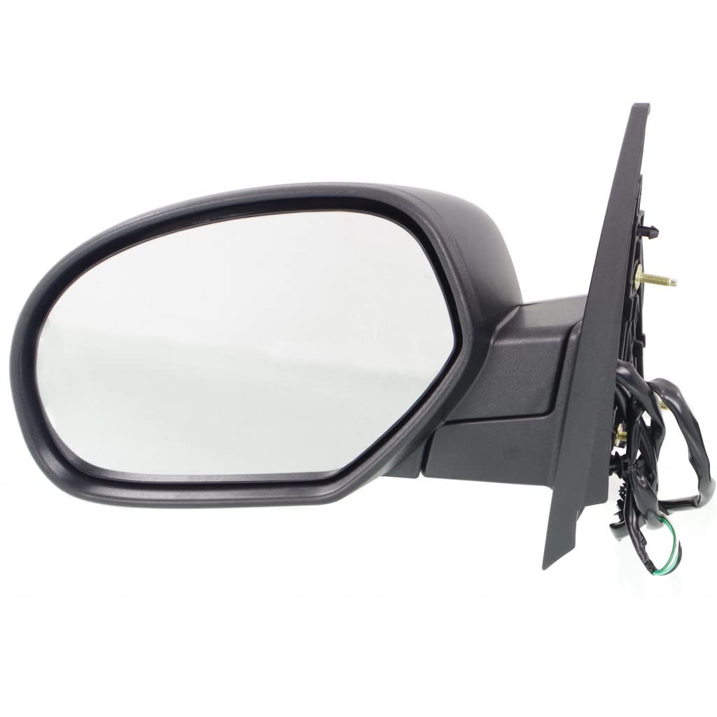 2007-2014 GMC Yukon Power Folding Heated Side Mirrors - Gloss Black Pair (Driver & Passenger) | GM1320336, GM1321336 | 20843177, 20809968 | Perfect for Winter Driving & Enhanced Visibility