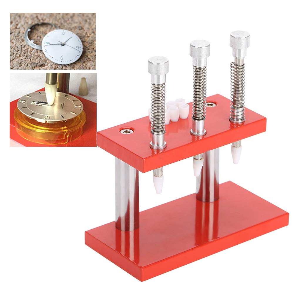 Professional Watch Hand Presser Tool with 3 Press Heads - Watch Hand Setting & Fitting Kit for Wristwatch Repair | Perfect for Watchmakers, Jewelers & DIY Enthusiasts