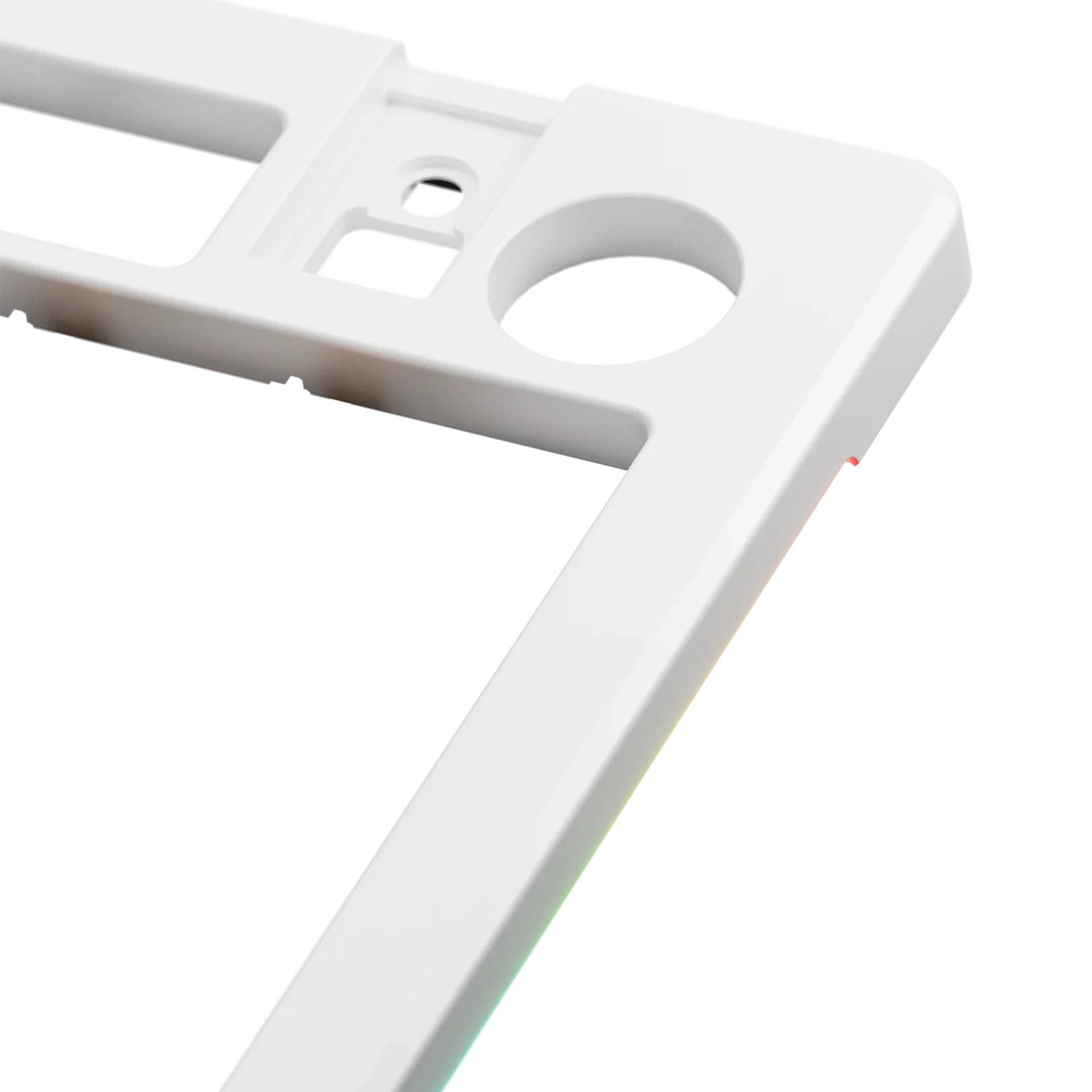 GMMK 3 75% Mechanical Keyboard Top Case - Metal Matte White Replacement Part for Custom Builds | Perfect for Gaming, Typing & Office Work