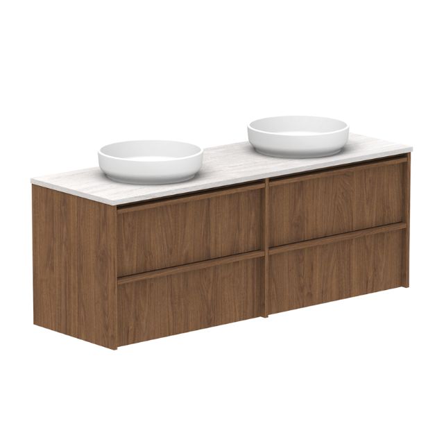ADP Eli Wall Mounted Bathroom Vanity - Modern Floating Vanity with Sink for Small Space, Perfect for Apartments and Powder Rooms