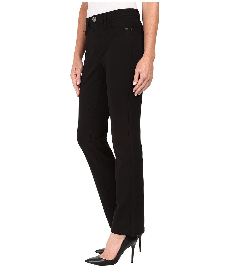 FDJ French Dressing Jeans for Women - Petite PDR Wonderwaist Suzanne Straight Leg in Black | Comfortable Slim Fit Denim Pants for Work, Dating & Casual Wear
