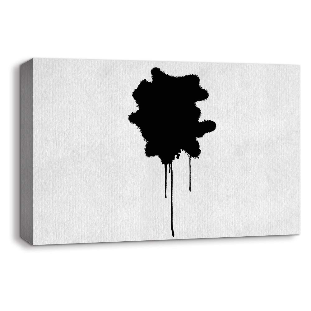 Rustic Ink Canvas Wall Art - 24x36 Inches Framed Paintings for Bedroom, Living Room, and Office Decor - Home Wall Decorations & Canvas Prints