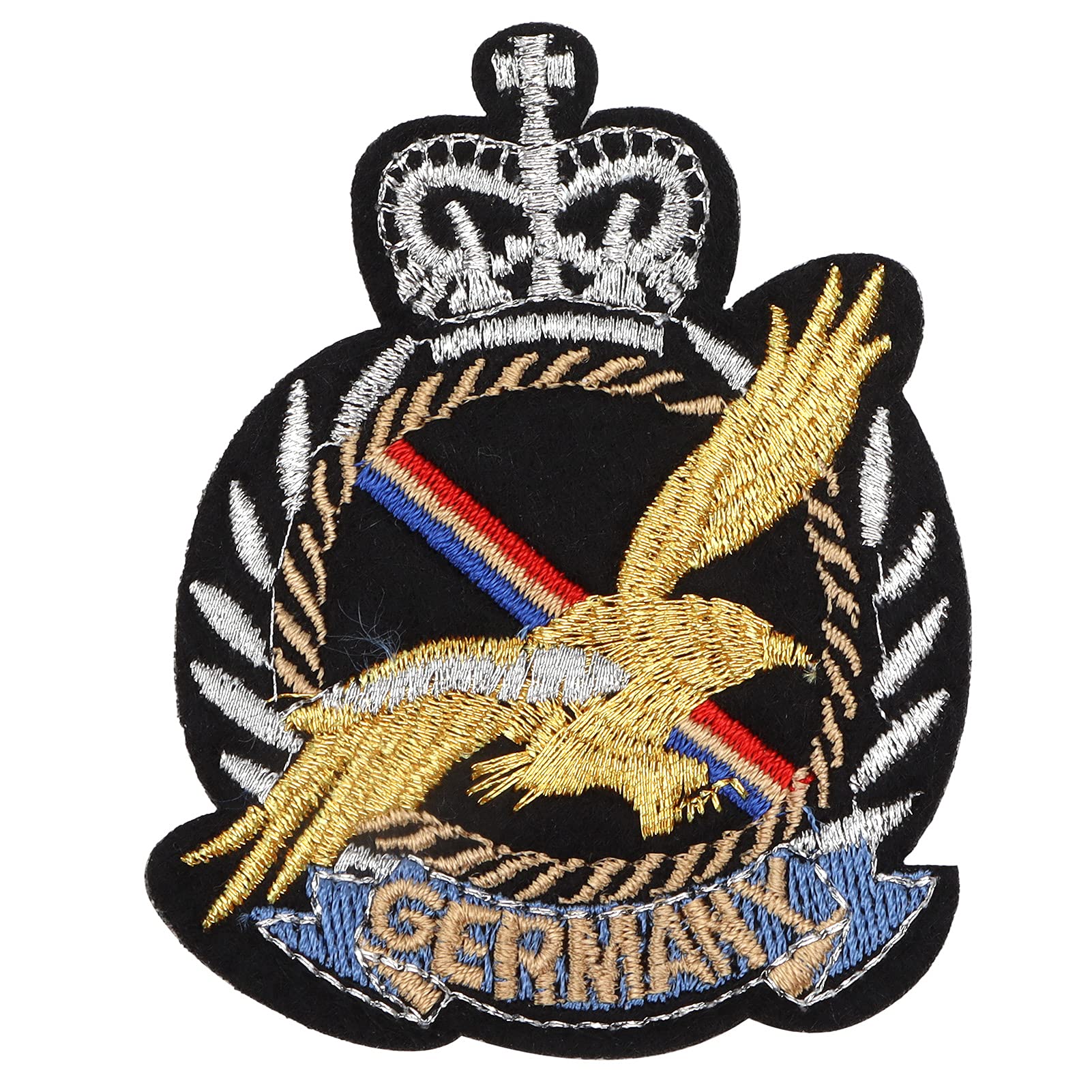 Eagle Iron On Patches - Embroidered Cloth Stickers for Clothes, Jackets & Bags | DIY Sewing Badge for Denim, Jeans & Backpacks - Perfect for Customizing & Repairing Garments
