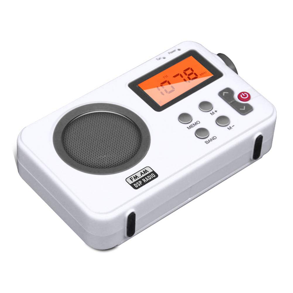 Waterproof Shower Radio Speaker with AM/FM & LCD Display | Portable Bluetooth Stereo for Bathroom, Beach, Hot Tub & Outdoor Use | Perfect for Relaxing Baths, Pool Parties & Camping