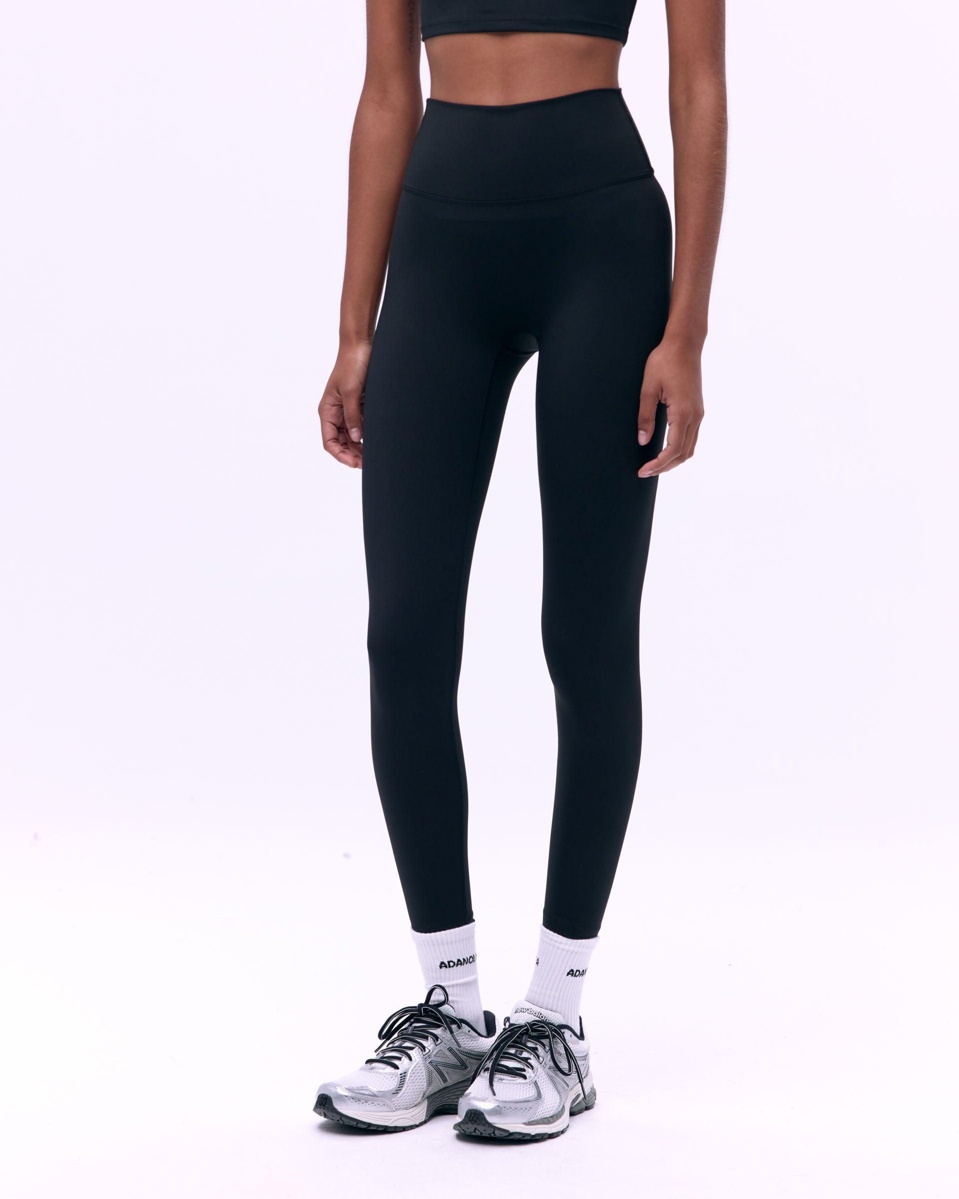 Premium High-Waist Yoga Leggings for Women - Black - Comfortable & Stretchy Workout Pants for Running, Gym & Lounge Wear