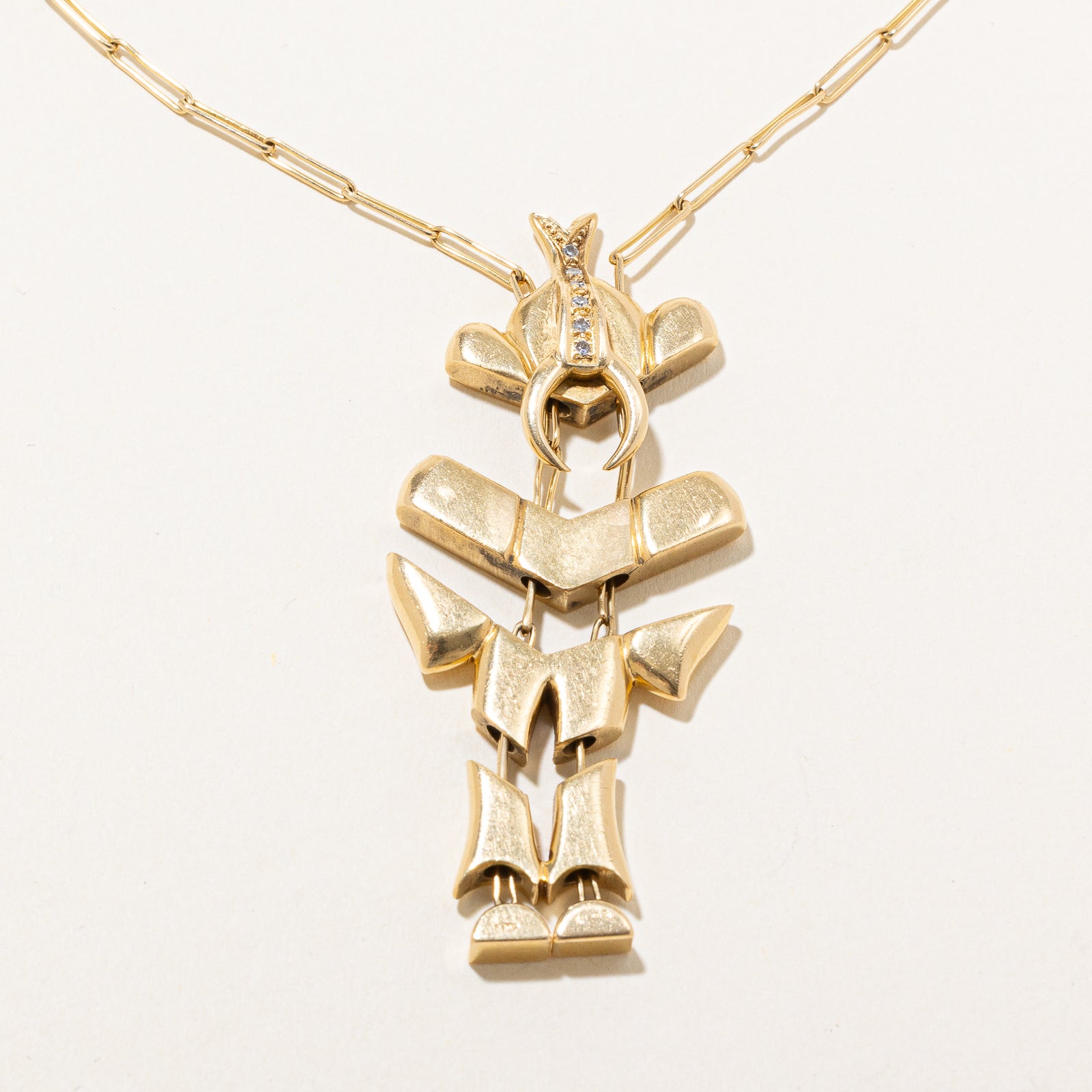 18K Gold Diamond Elephant Pendant Necklace | 0.06ctw | Moving Charm | Elegant Jewelry Gift for Women | Perfect for Birthdays, Anniversaries & Special Occasions