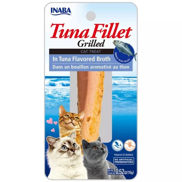 Premium Inaba Grilled Tuna Cat Treats in Tuna Broth - Grain-Free, High-Protein Snacks for Cats - Perfect for Training, Rewards & Bonding Moments