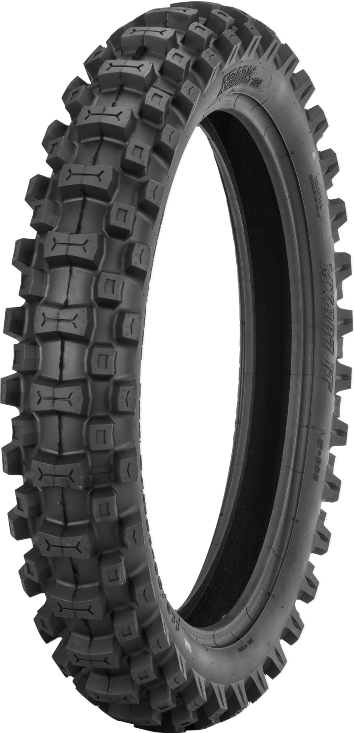 Sedona MX887IT Rear Motorcycle Tire - 120/90-18 65M Bias Tube Type for Off-Road & Adventure Riding