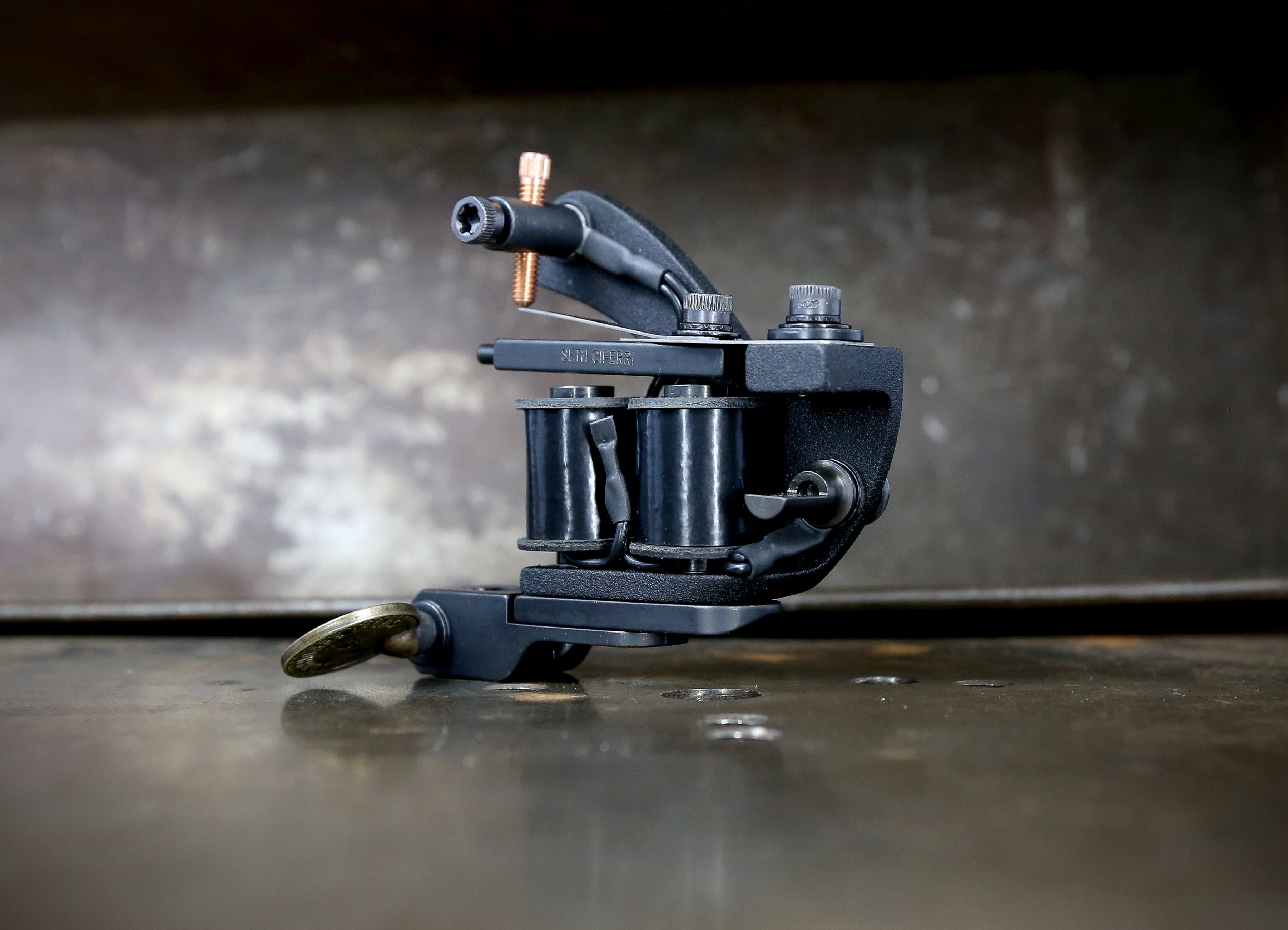 BLACK FRIDAY Sale - Seth Ciferri Mini Fastback Shader Tattoo Machine - Professional Tattoo Equipment for Artists - Perfect for Small Details & Lining Work