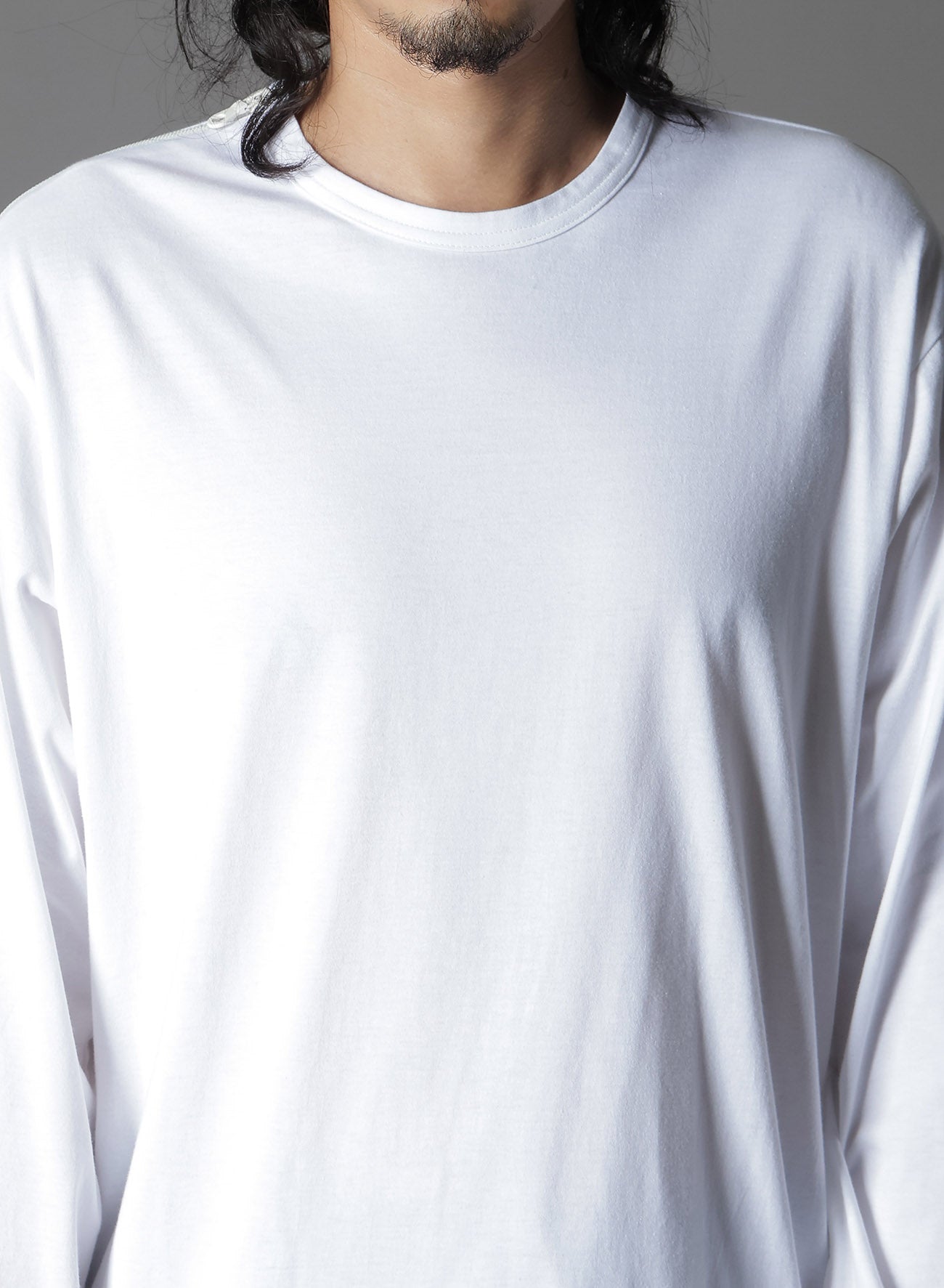 Cotton Jersey Right Sleeve Zipper T-Shirt for Men - Trendy Streetwear & Casual Outfit - Perfect for Gym, Workout, and Everyday Wear