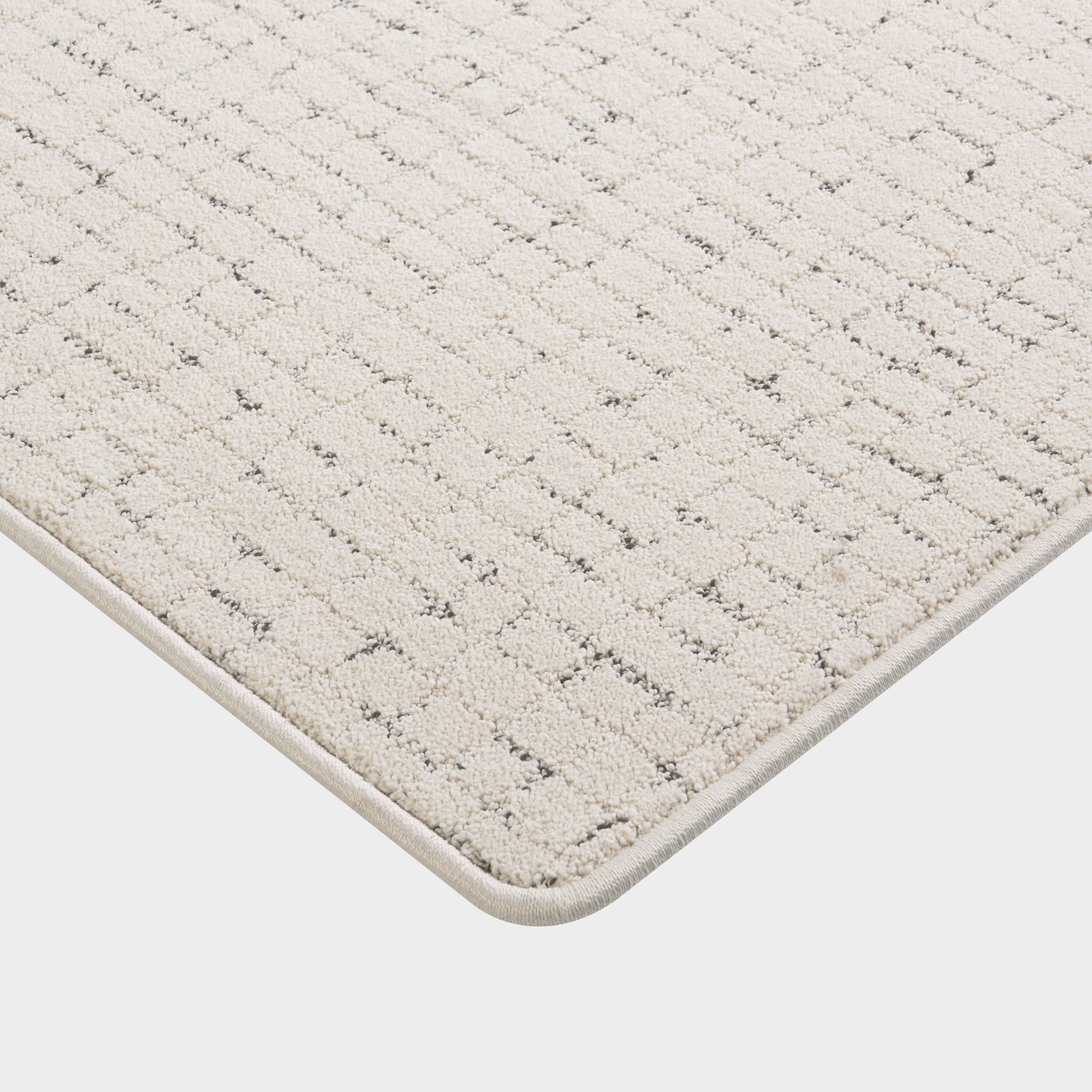 Custom Ivory Chickadee Checked Rug - Perfect for Living Room, Bedroom & Nursery Decor