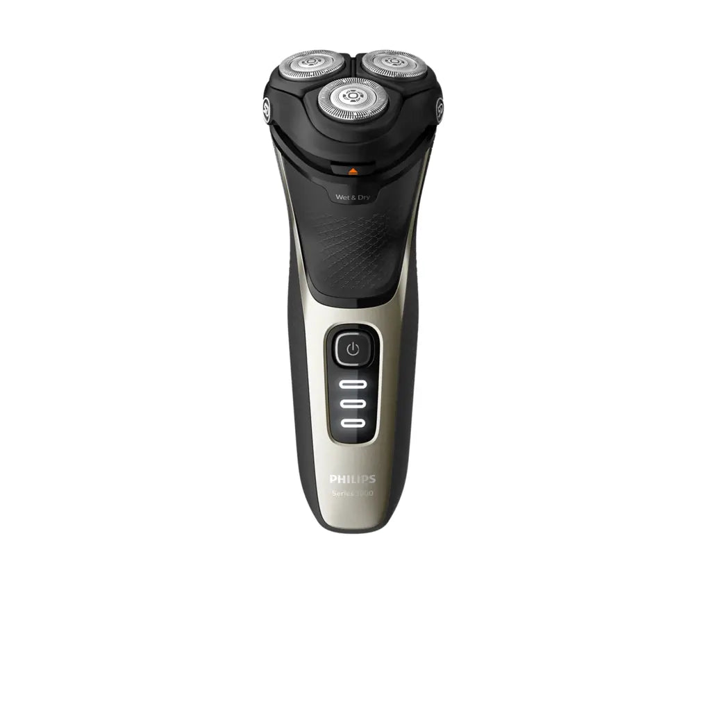 PHILIPS S3230/52 Series 3000 Wet & Dry Electric Shaver for Men - Waterproof Cordless Razor with ComfortCut Blades - Perfect for Travel & Daily Shaving at Home