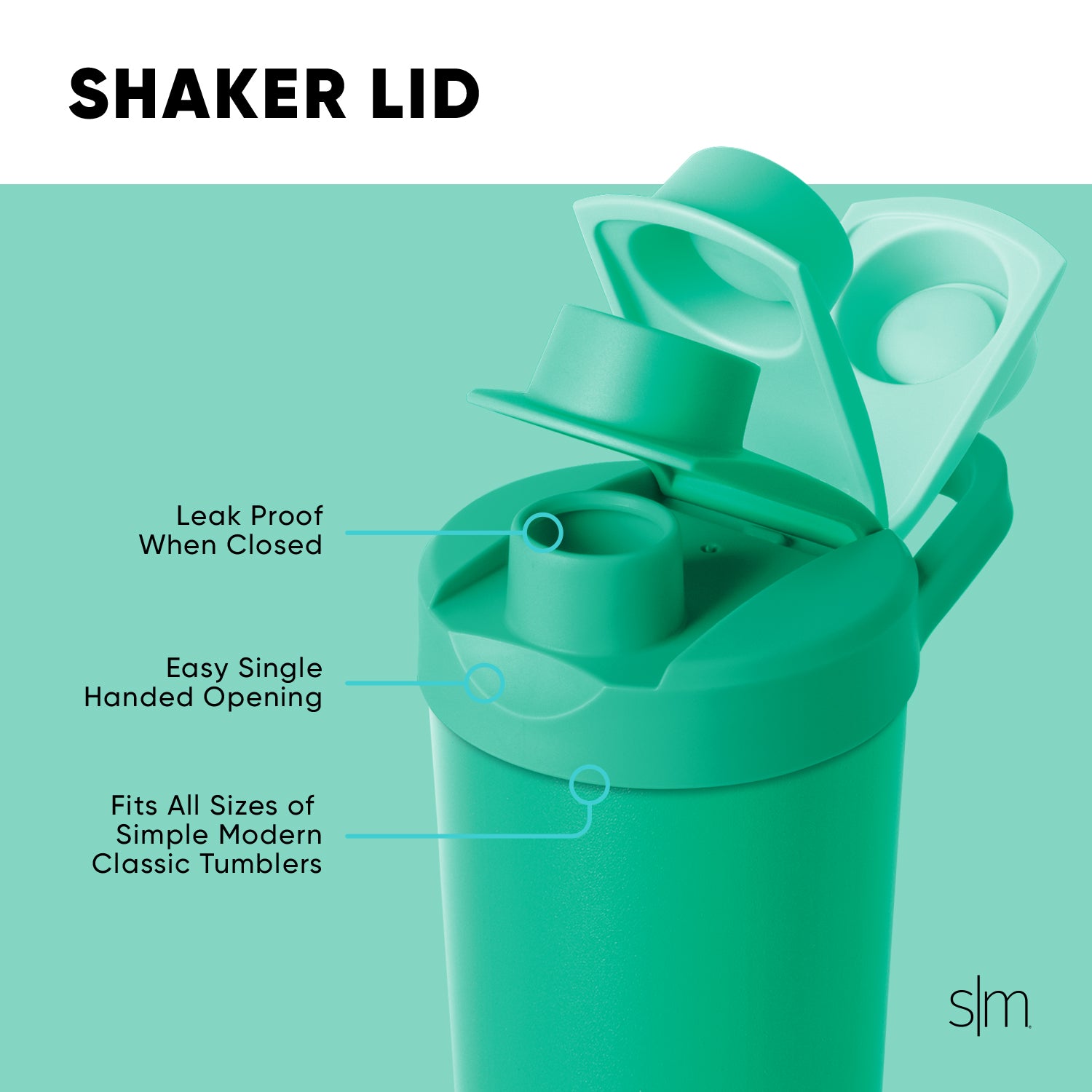 Rally Protein Shaker Bottle - 20oz Leak-Proof Mixer for Gym, Workout & Post-Training Recovery - BPA-Free Sports Water Bottle with Storage Lid & Easy-Carry Loop