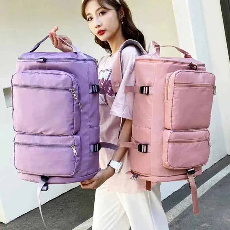 Stylish Waterproof Women's Travel Backpack - Lightweight Durable Carry-On for Hiking, Commuting & Airplane Travel