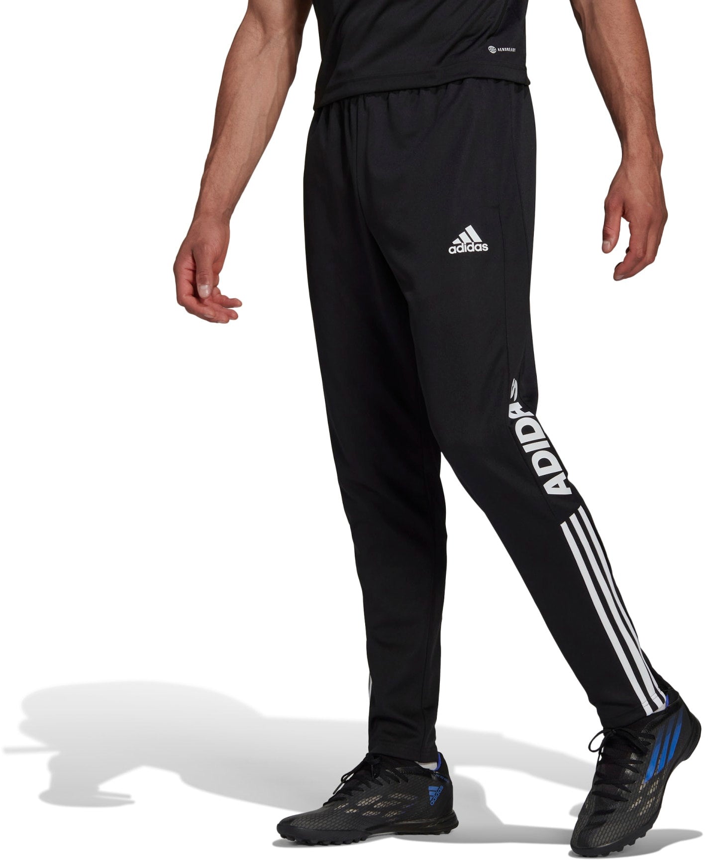 adidas Men's Tiro TK Training Pants - Black/White, X-Large | Comfortable Workout & Gym Joggers for Running, Soccer & Casual Wear