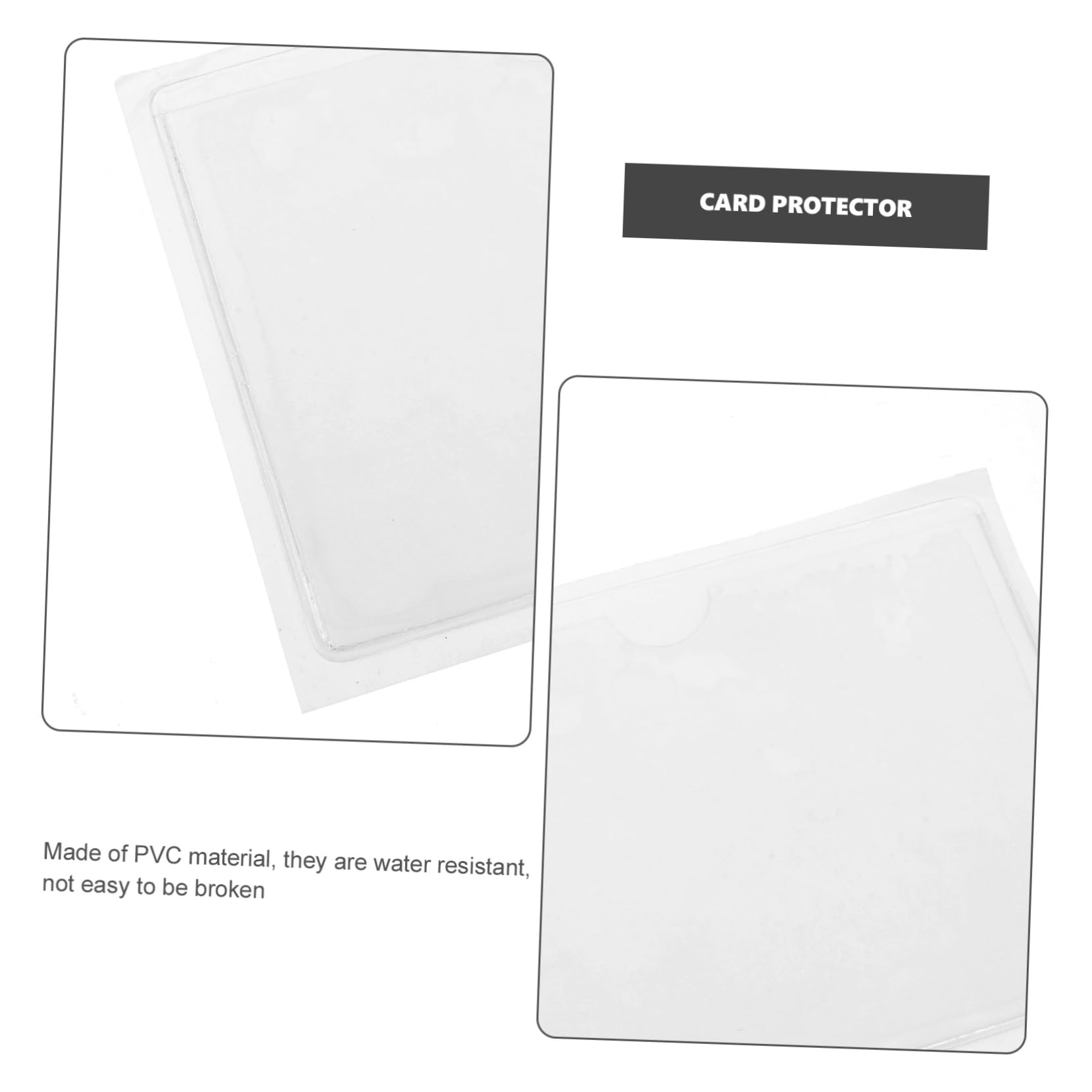 VICASKY 12-Pack Transparent Adhesive Document Holders - Windshield Card Organizer, Vinyl Placard Holder, PVC Tag Sleeves for Car, Office & Home Organization