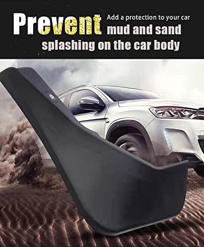 4 Pcs Car Mud Flaps for Honda Accord 4-Door Sedan 2018-2021 - Front & Rear Splash Guards, Fender Mudguards, Exterior Car Accessories - Perfect for All-Weather Protection & Off-Road Driving