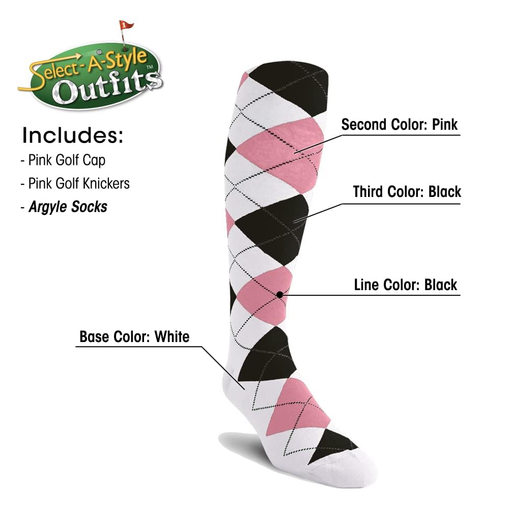 Women's Stylish Golf Outfit Set with Matching Pink Cap - Perfect for Golfing, Casual Wear & Outdoor Activities