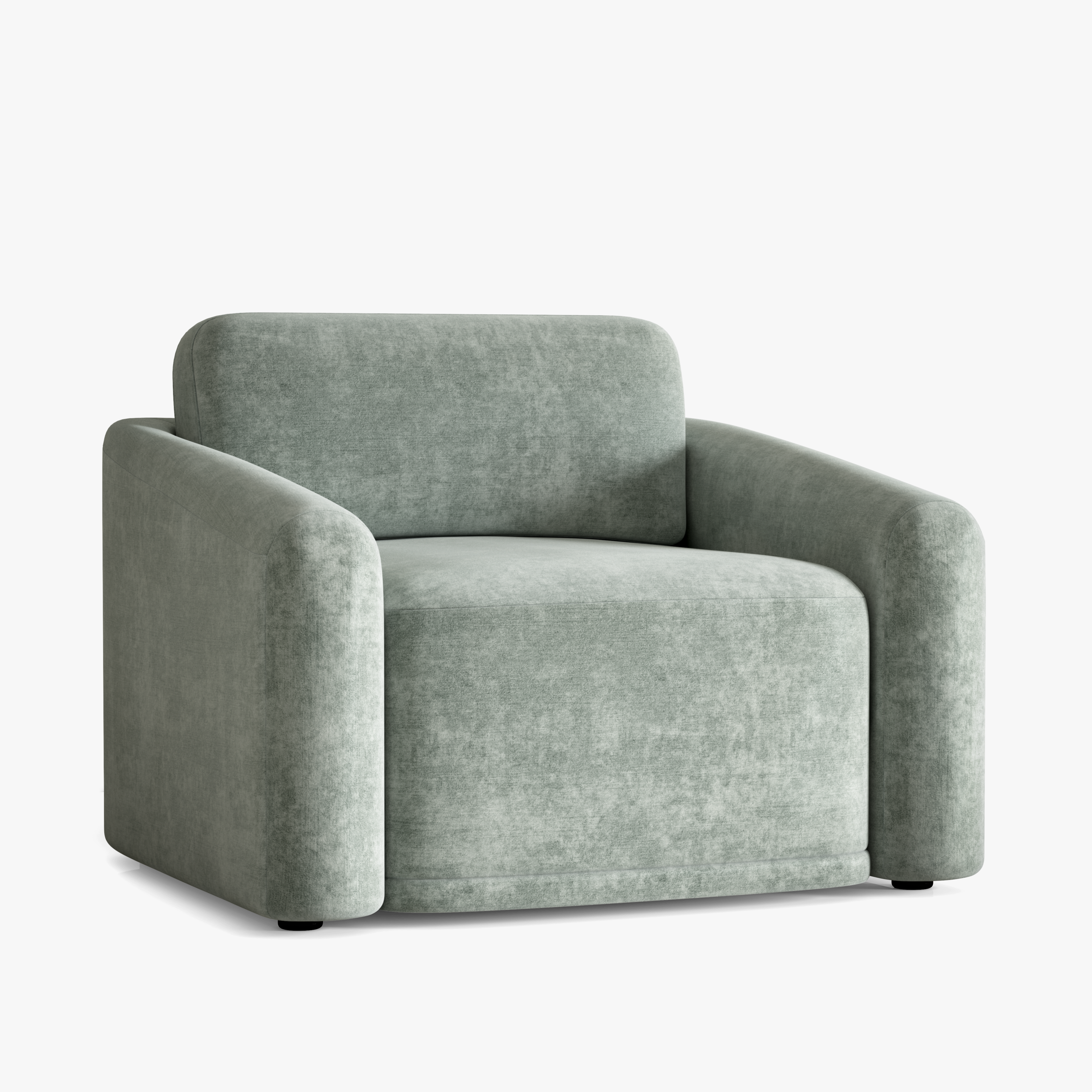 Annelise Chair - Modern Upholstered Accent Chair in Dove Gray - Perfect for Living Room, Bedroom, or Office Decor