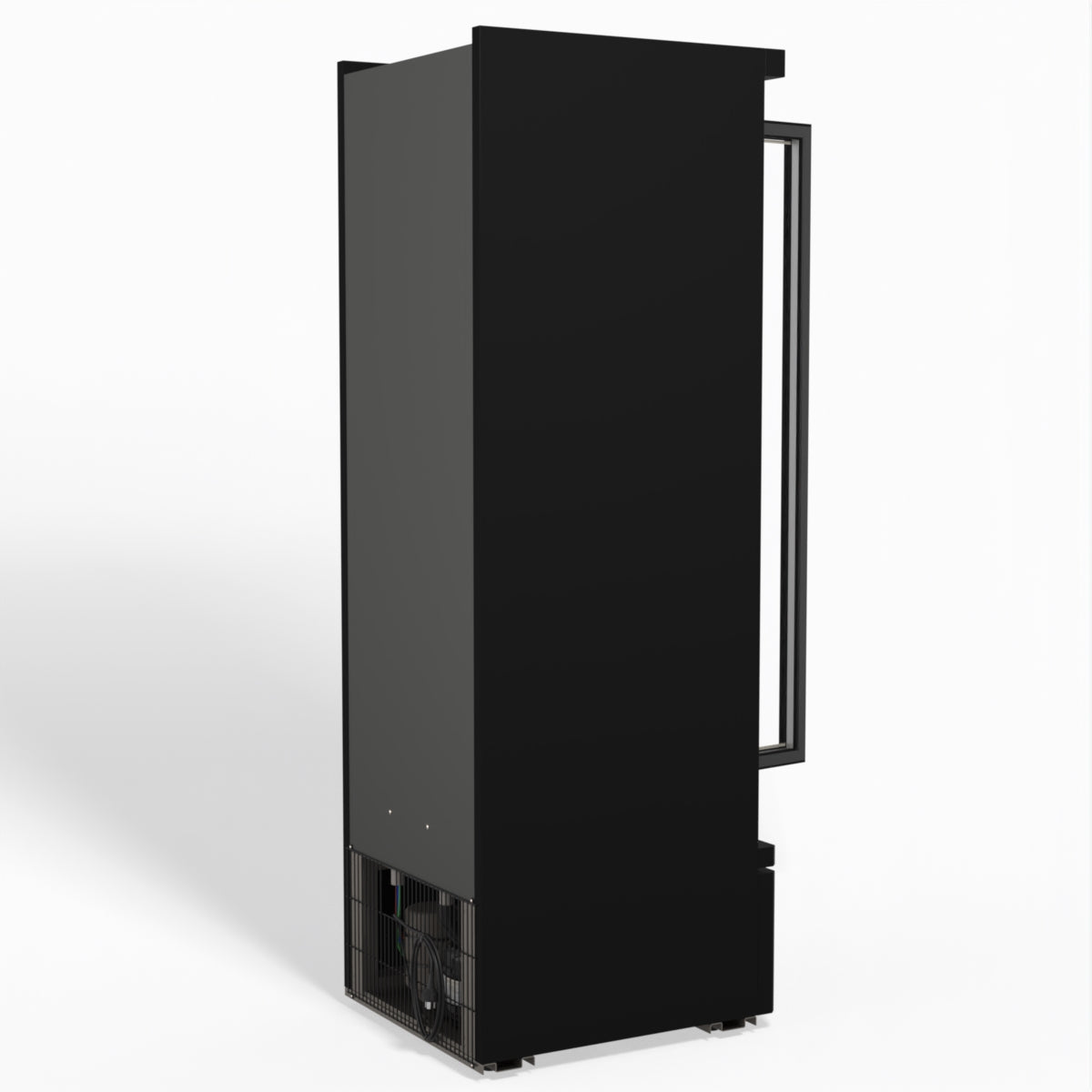 450L Single Glass Door Upright Display Refrigerator for Commercial Use - Perfect for Supermarkets, Convenience Stores, and Restaurants