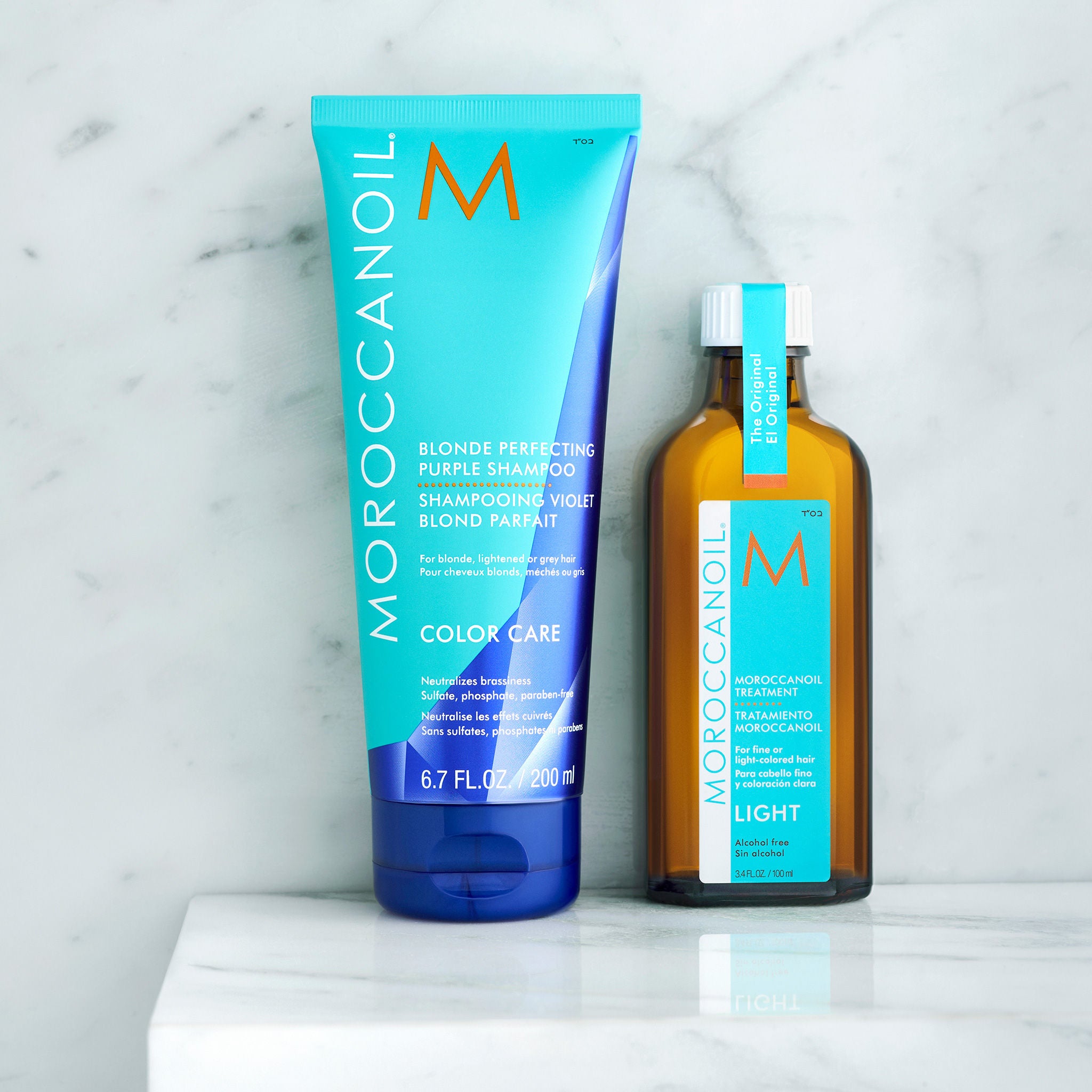 Blonde Perfecting Purple Shampoo for Color-Treated Hair - Tones Brassiness & Enhances Blonde Highlights - Perfect for Daily Use & Salon-Quality Results at Home