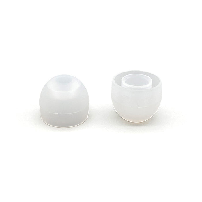 BGVP Premium Silicone Eartips for Earphones - 1 Pair with Mini Storage Case | Noise Isolation Comfort Fit for AirPods, Galaxy Buds & Wireless Earbuds | Perfect for Workouts, Commuting & Travel