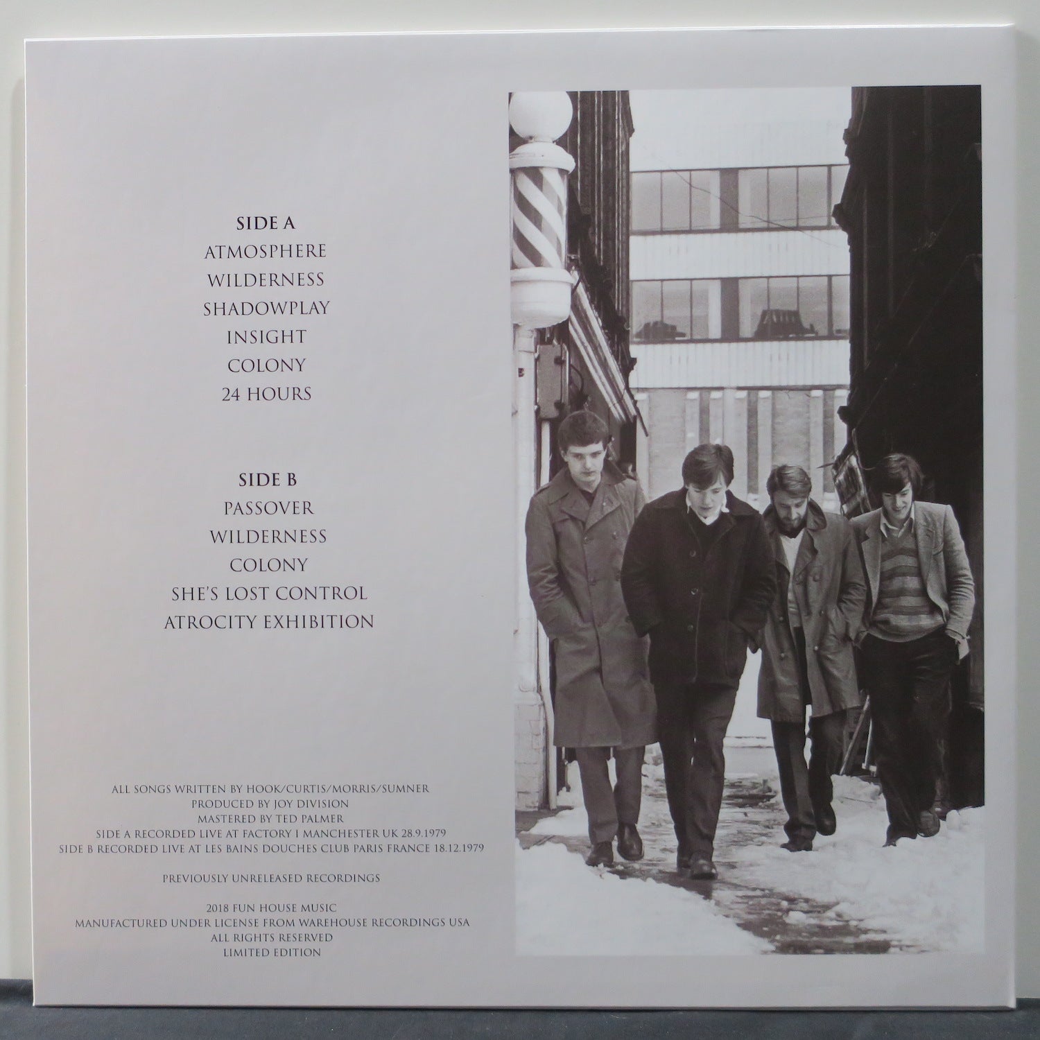 JOY DIVISION 'We Were Strangers' Limited Edition SPLATTER Vinyl LP (Only 50 Copies) - Perfect for Record Collectors & Music Enthusiasts