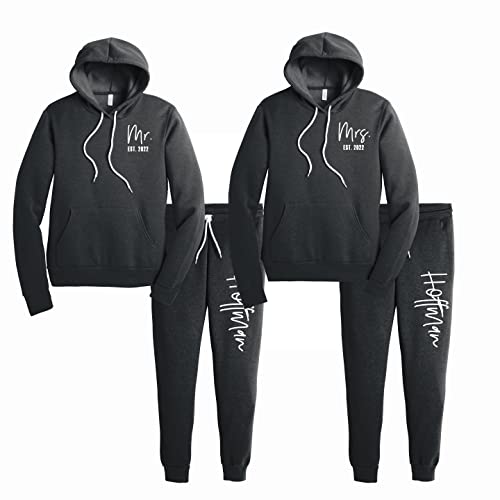 Dark Heather Grey Mr. - Dark Heather Grey Mrs.