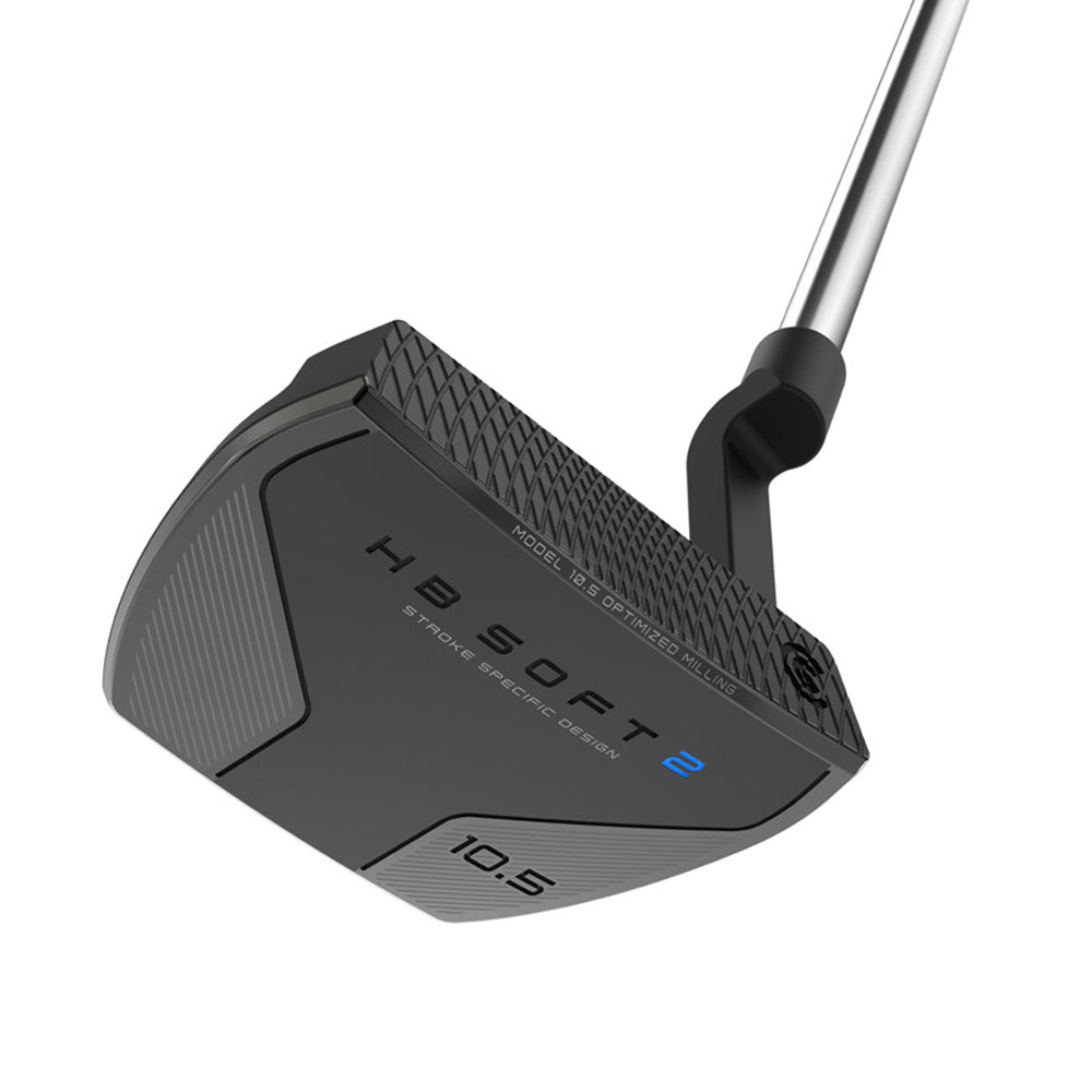 Cleveland Huntington Beach Soft 2 Black Men's Right-Handed Golf Putter 10.5° Loft - Perfect for Improving Short Game & Putting Accuracy on Greens