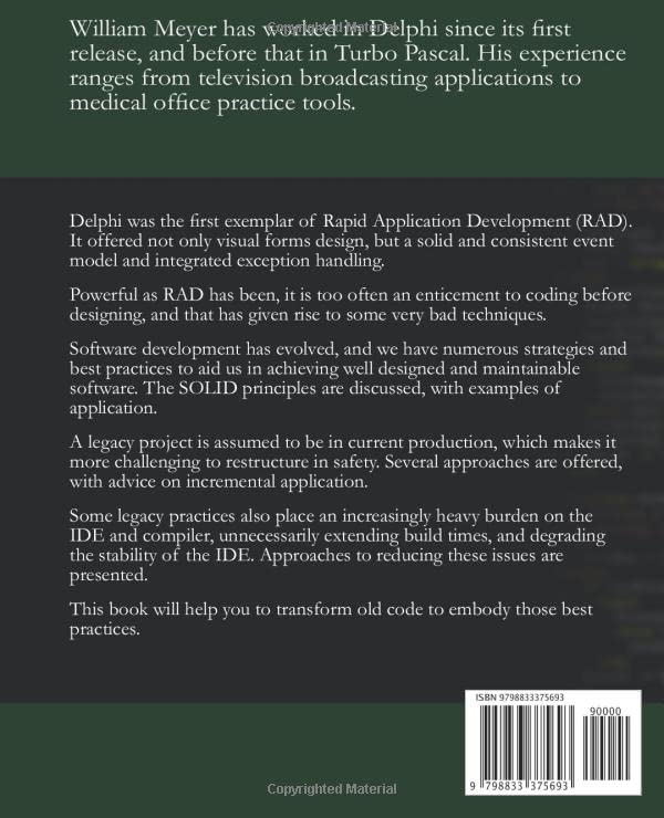 Delphi Legacy Projects: Strategies and Survival Guide for Modern Developers | Upgrade & Maintain Legacy Code Efficiently