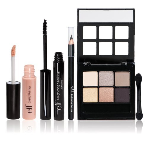 e.l.f. Beauty School 5-Piece Ultimate Eye Makeup Set - Eyeshadow, Eyeliner & Mascara Kit for Stunning Eye Looks | Perfect for Everyday Wear & Special Occasions