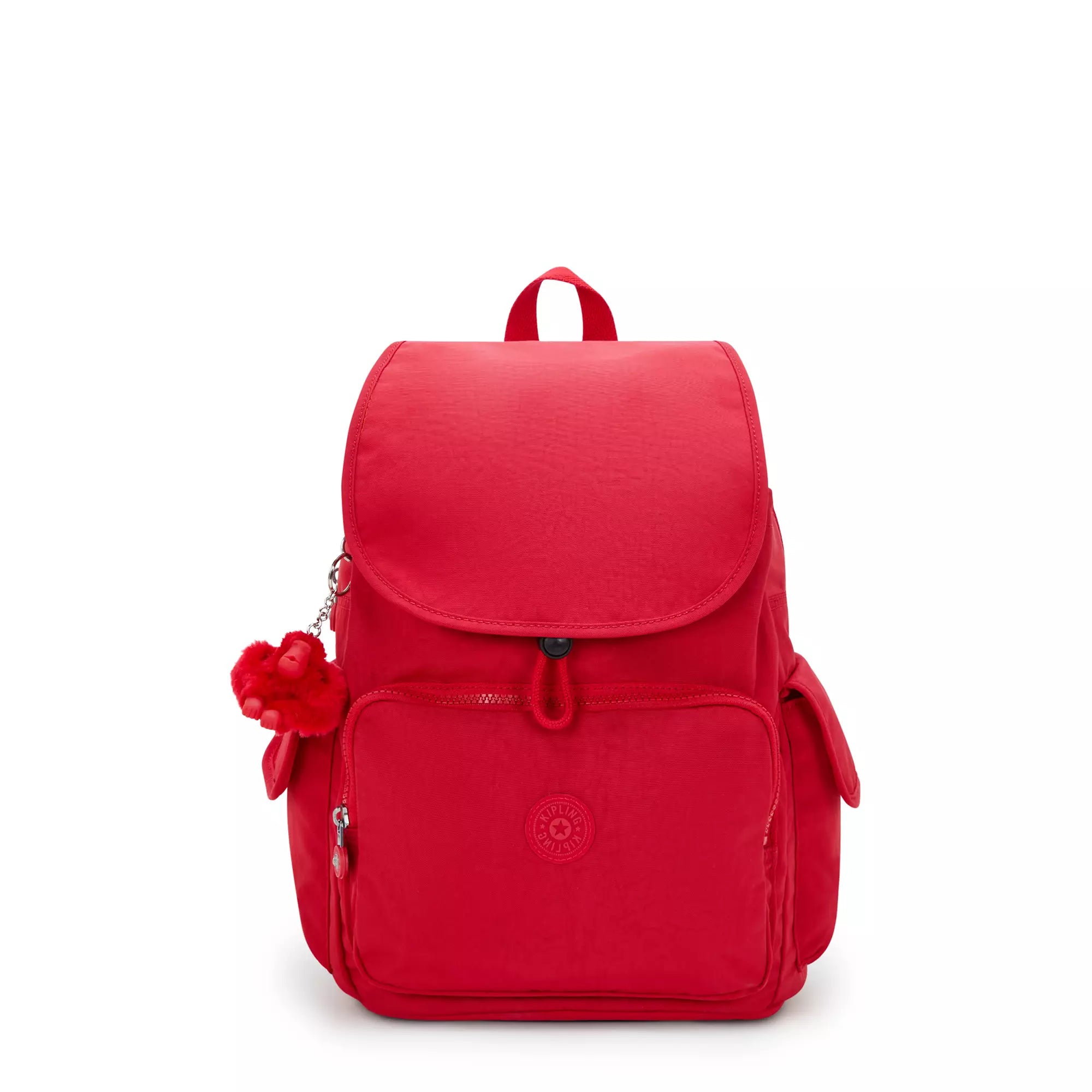 Kipling City Pack Medium Backpack - Lightweight Travel Backpack for Women & Men, Durable Laptop Backpack with Multiple Pockets, Perfect for Work, School & Daily Commute (Red Rouge)