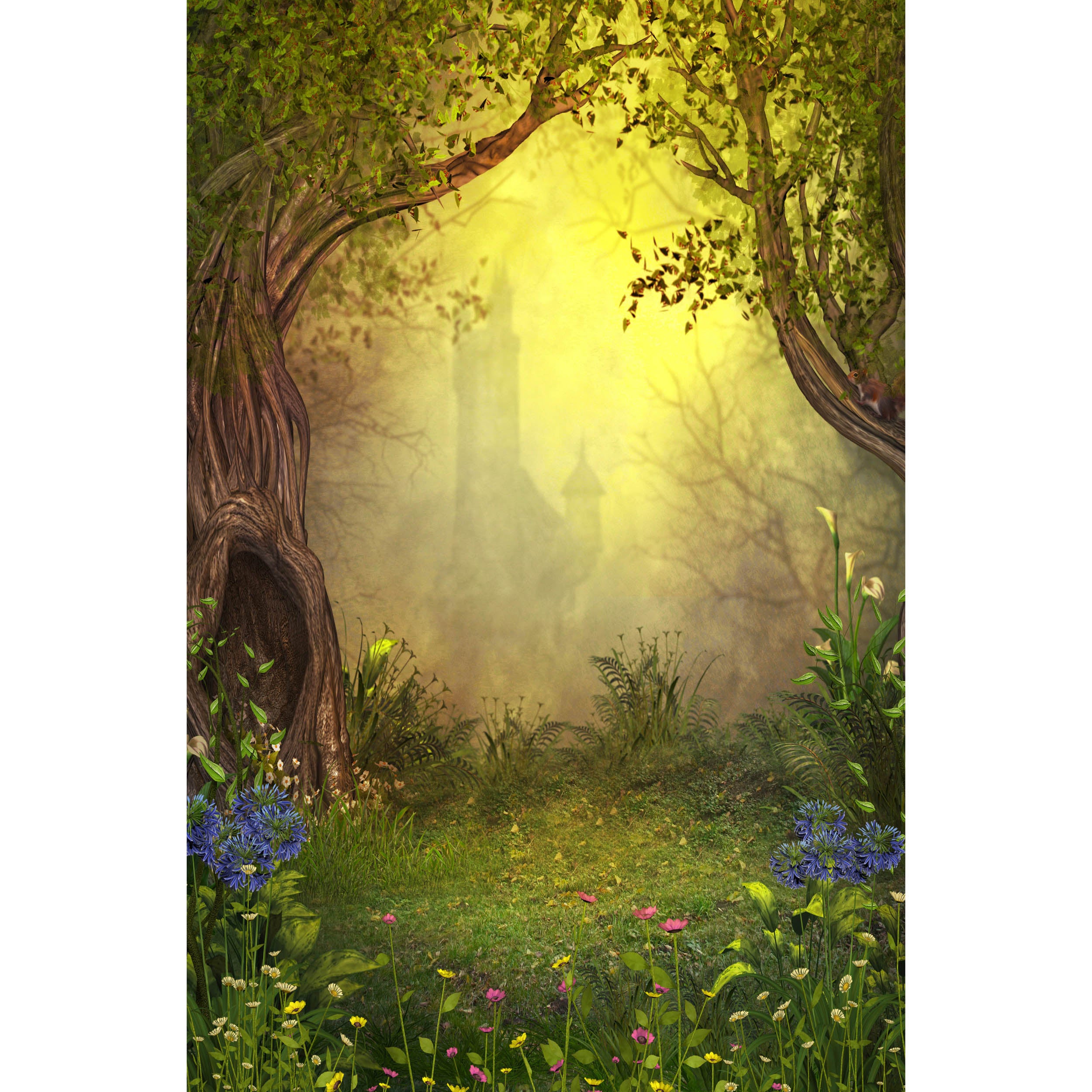 Easiframe Curved Cyclorama System Standard Frame C5 Jungle Fabric Skin - Durable & Customizable Backdrop Cover for Photography & Video Studios - Perfect for Green Screen, Film Sets, and Professional Shoots