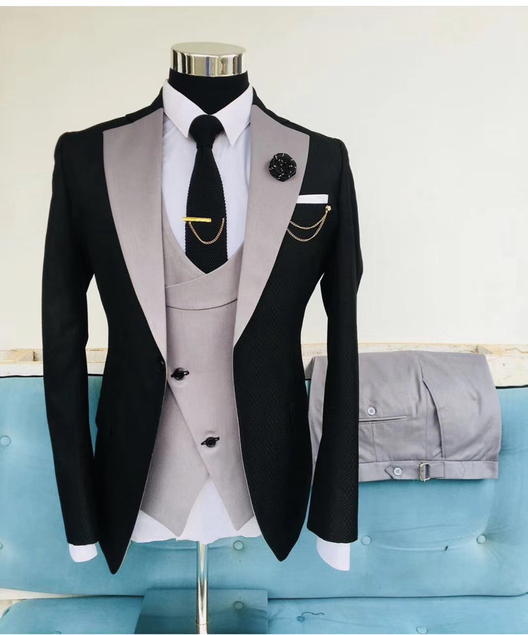 gray and black