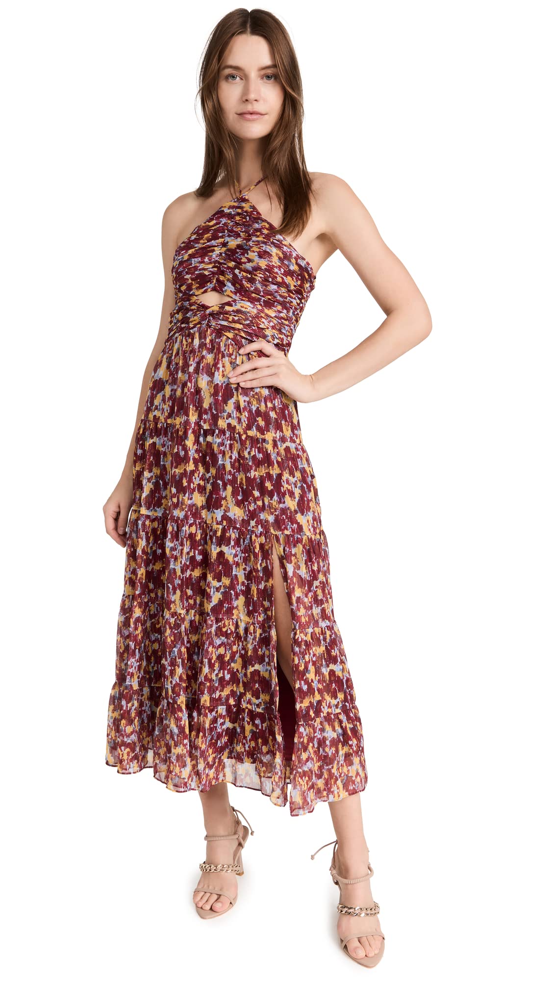 LIKELY Women's Khiara Cocktail Party Dress - Elegant Sleeveless Bodycon Midi Dress for Evening Events, Weddings & Night Out