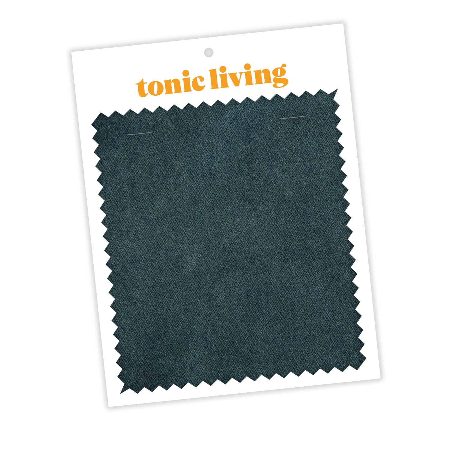 Valentina Velvet Fabric Swatch in Lagoon Color - Premium Upholstery Material for Sofas, Chairs & Home Decor