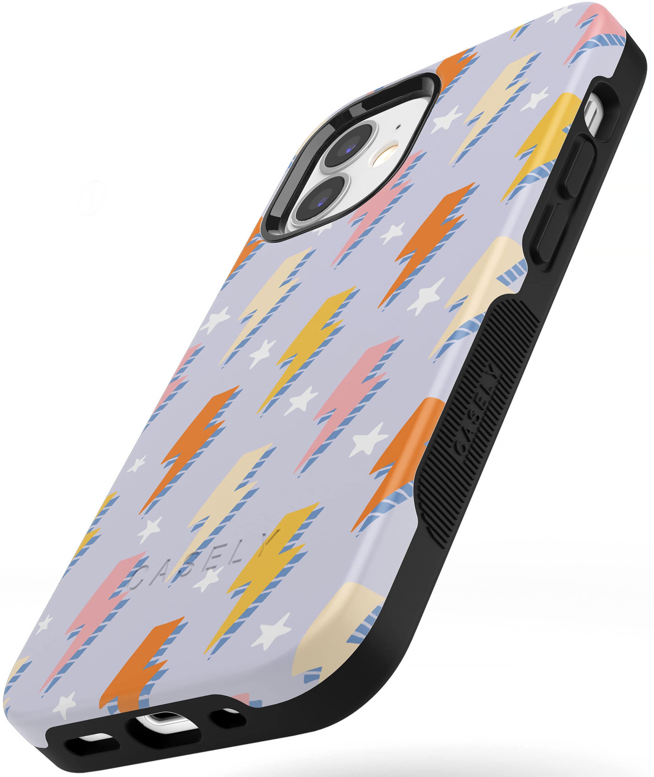 Casely iPhone 12 Mini Case with MagSafe Compatibility - Lightning Bolt Design & Bold Protection | Perfect for Everyday Use, Travel & Wireless Charging