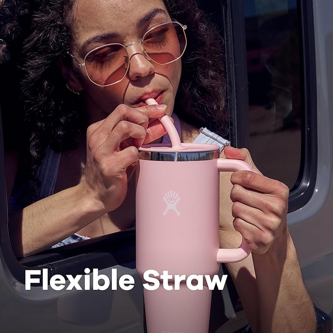 40 Oz All Around™ Travel Tumbler with Straw and Lid - Insulated Stainless Steel Water Bottle for Hot & Cold Drinks - Perfect for Hiking, Gym, Office and Outdoor Activities