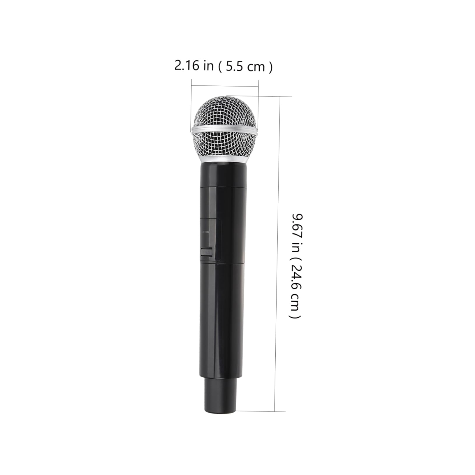 KONTONTY 5-Piece Simulation Microphone Toy Set - Educational Party Favor, Portable Mini Metal Fake Microphone for Kids | Perfect for Birthday Parties, Music Education & Pretend Play