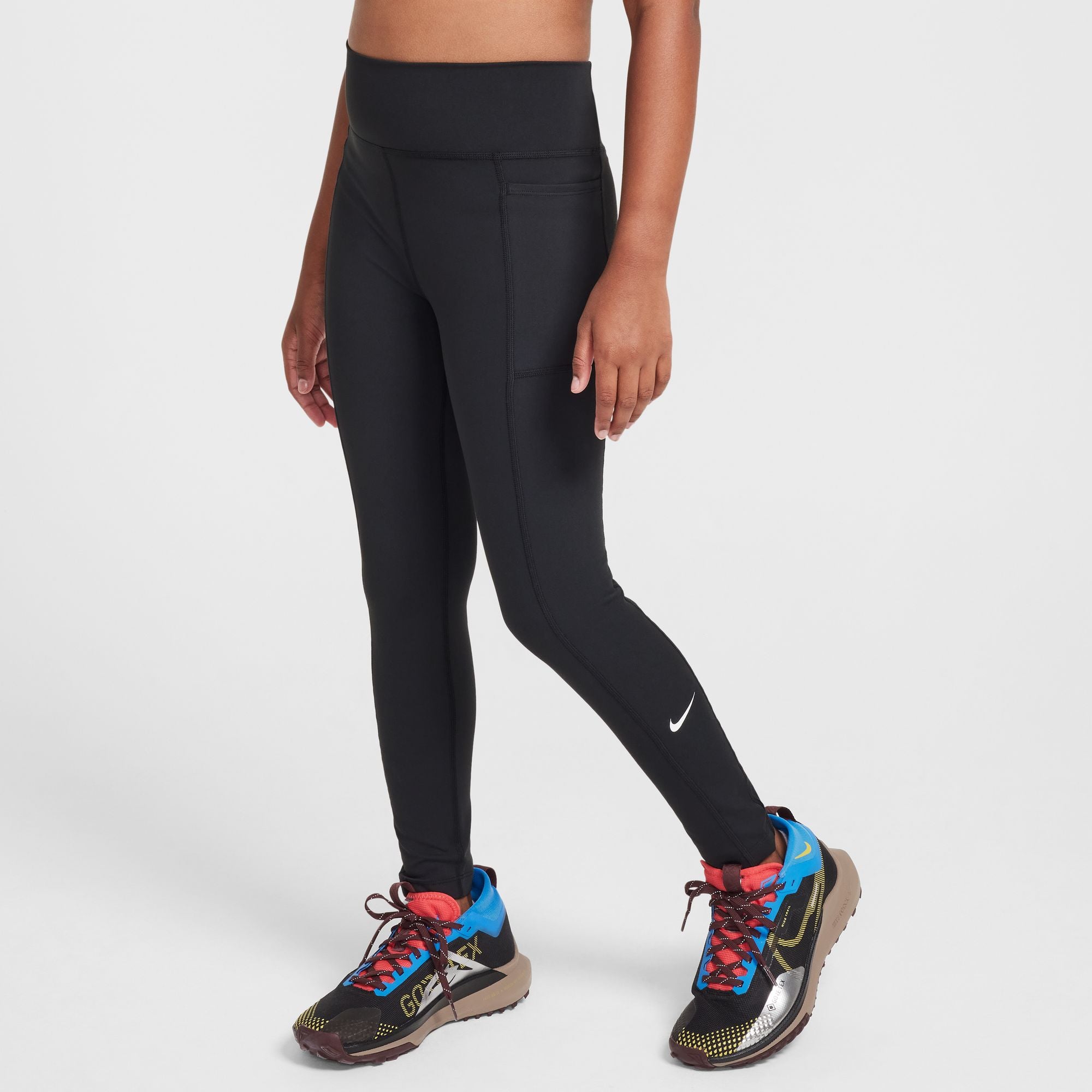 Nike Youth One High Waisted Legging for Girls - Comfortable & Stylish Workout Leggings for Running, Yoga & Gym