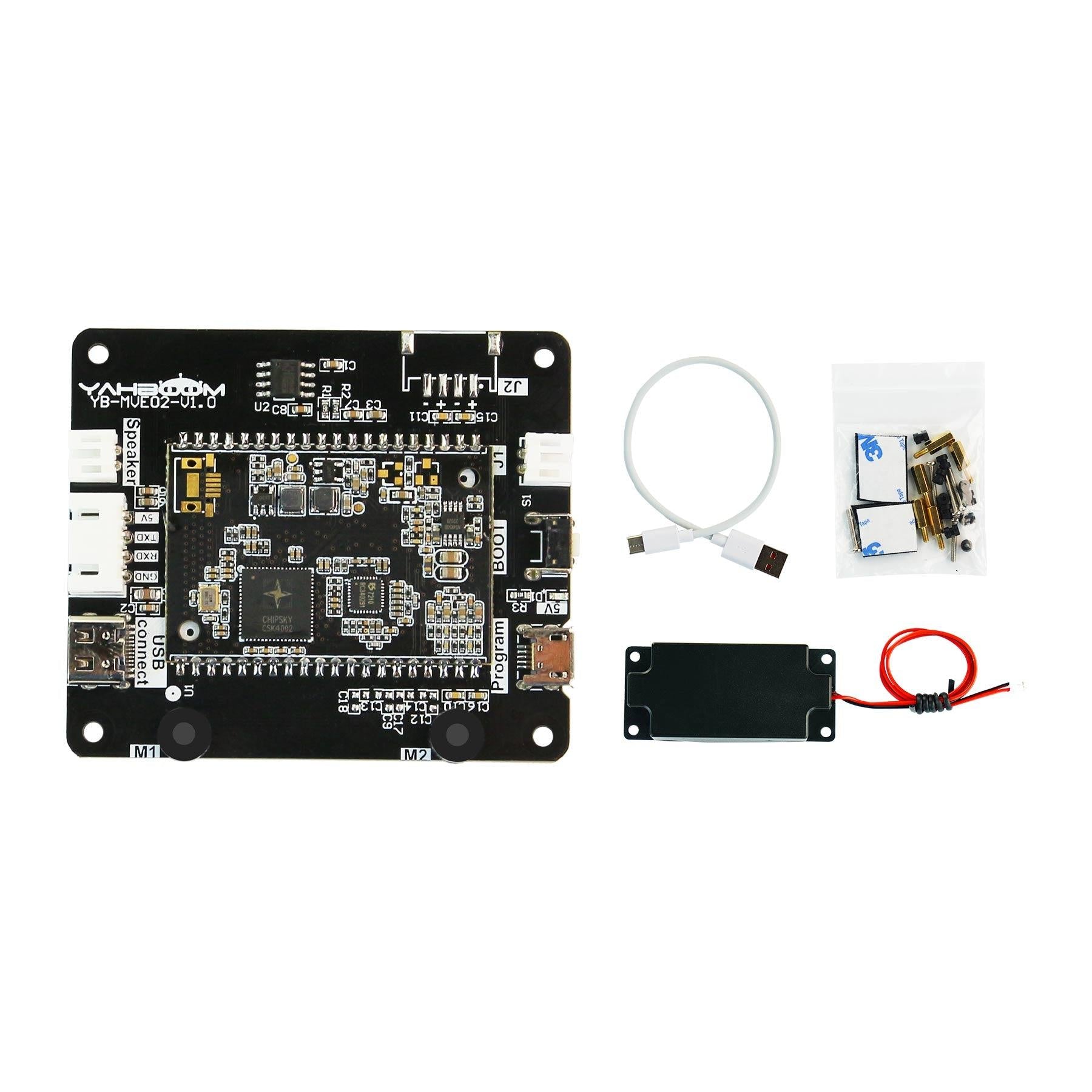 Yahboom Intelligent Voice Recognition Module with Speech Recognition - 5V Power Supply for Arduino, Raspberry Pi, and DIY Robotics Projects - Perfect for Smart Home Automation and AI Voice Control Applications