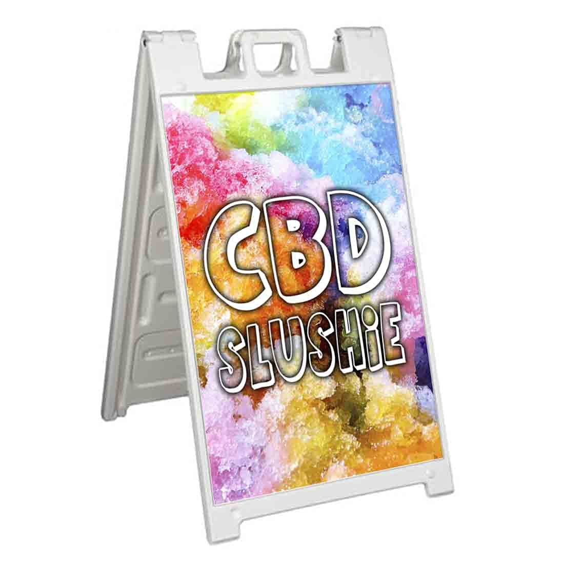 Premium CBD Slushie A-Frame Sidewalk Sign (24